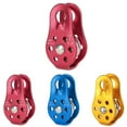 thumbnail image 2 of Bangcool Single Pulley Aluminum Heavy Duty Rescue Pulley Fixed Pulley for Outdoor, 2 of 8