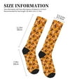 thumbnail image 2 of Lsque Skulls Pattern Sport Compression Socks for Men & Women 15-20 mmHg Knee High Nurse Pregnant Running Medical and Travel Athletic, 2 of 6