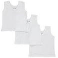 thumbnail image 1 of Bambini Débardeur Blanc 3 Pack Nouveau-Né, 1 of 2