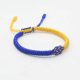 thumbnail image 4 of Fashion Braided Bracelet Adjustable Handmade Braided Rope Adjustable Wristband Yellow Blue Color Jewelry Gift Unisex, 4 of 4
