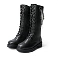 thumbnail image 4 of Botas DREAM PAIRS para Niñas, Altas hasta la Rodilla, con Cordones y Cierre Lateral, 4 of 5