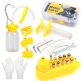 thumbnail image 1 of Mountain Bicycle Hydraulic Disc Brake Mineral Oil Bleed Kit Bike Brake Repair Maintenance Tools, 1 of 8