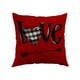 thumbnail image 1 of Specollect 2 Pcs Valentines Day Heart Pillowcase Linen Sofa Cushion Cover Festive Home Decor for Living Room Bedroom 17.72*17.72 in, 1 of 8