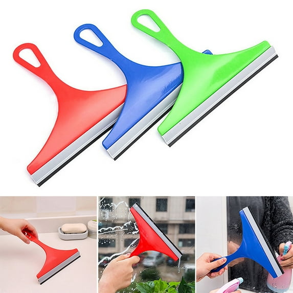 Datingday Window Wiper Glass Squeegee Soap Cleaner Blade Home Bathroom Shower Car Mirror