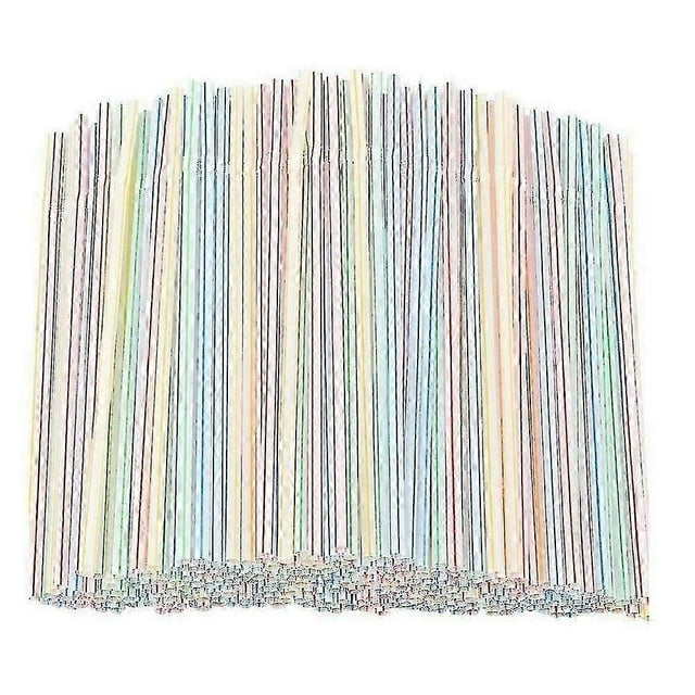 1000pcs Plastic Drinking Straws Environmental Protection and Safety Flexible Plastic Drinking Straws for Home, Bar, Parties gx20241211415