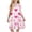 Pink, variant on Atogsazn Girls Summer Hearts Nightgown Kids Flowy Ruffle Short Sleeve Loose Fit Dress Dressy Casual Dress Pink 6-7 Years Fashion