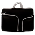 thumbnail image 1 of Bolsa para portátil de 15,6 pulgadas con asa cómoda, funda portátil para portátiles de 14, 15 y 15,6 pulgadas, para sistemas operativos Pro, HP y Dell, color negro, 1 of 14