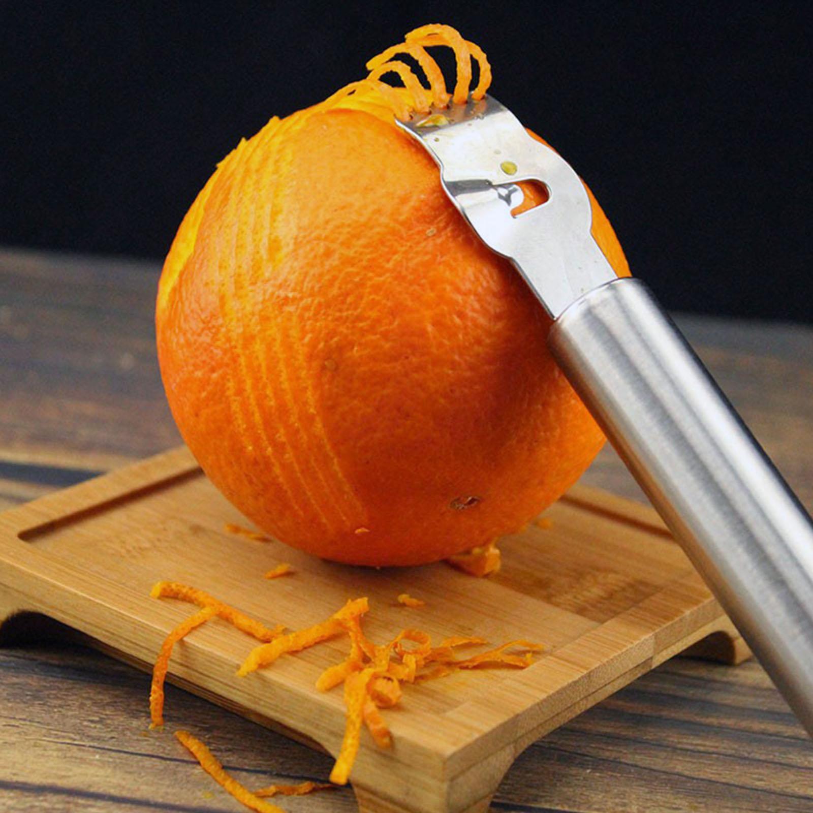 Pieces Lemon Rind Peeler Tool, Zest Peeler for Cocktails |Stainless Steel  Orange Rind Peeler Tool