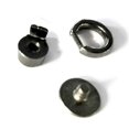 thumbnail image 3 of 10Pcs/lot Alloy Rivet Studs Fastener Screw Round for Leather Craft 12mm Gray, 3 of 6