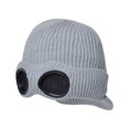 thumbnail image 3 of Riforla Winter Warm Daily Fashionable Elastic Casual Slouchy Hat Suitable for Man and Woman Bomber Hats Grey, 3 of 8