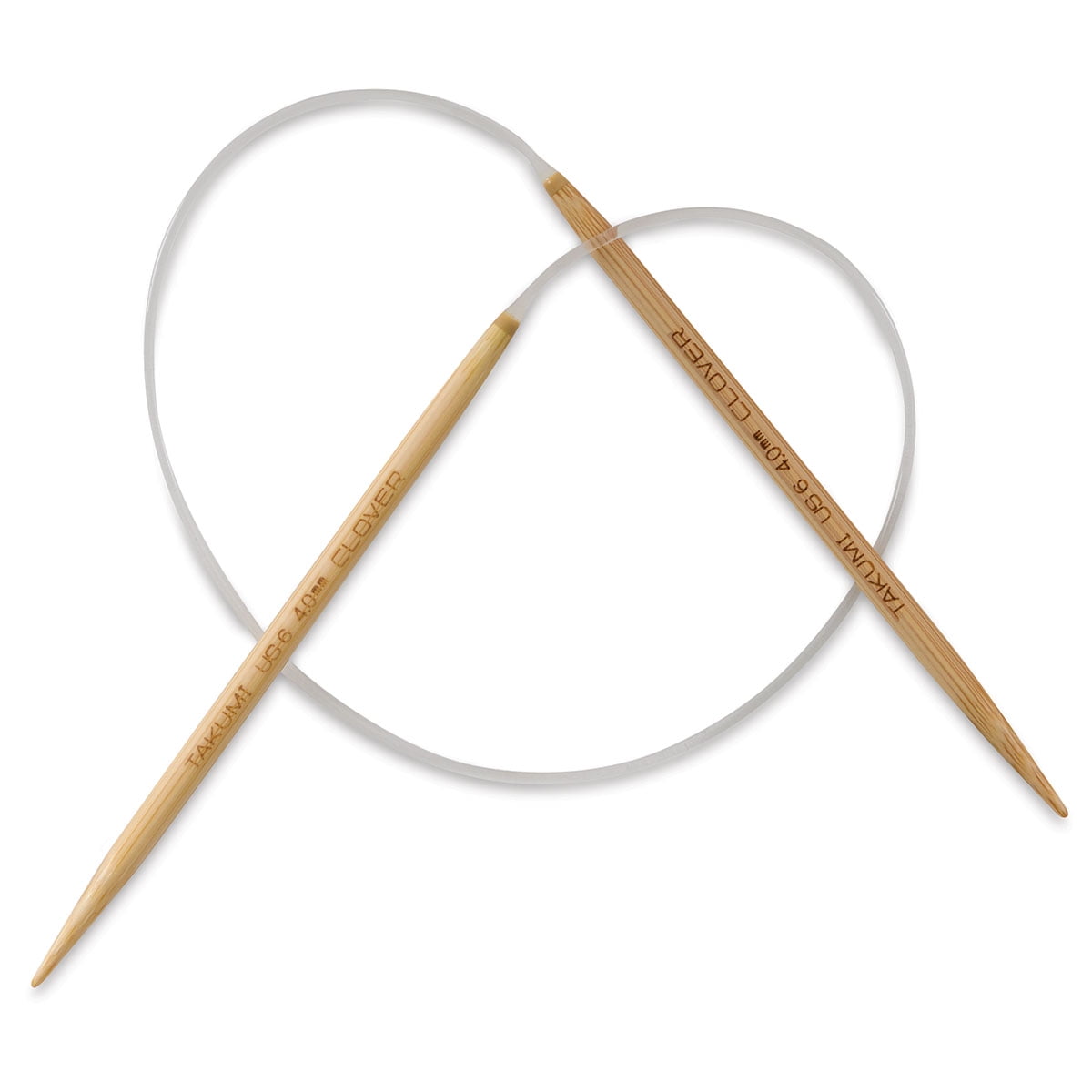 Clover Bamboo Circular Knitting Needles US Size 10 1/2 (6.5 mm) - Morehouse  Farm