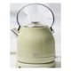 thumbnail image 3 of Hervidor eléctrico vintage, hervidor doméstico, acero inoxidable 304 auto power off hervir tetera de agua, verde matcha 1.5L XianweiShao 1327537062486, 3 of 4