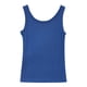thumbnail image 5 of Camiseta sin mangas de cuello redondo y canalé para mujer - Camiseta informal ajustada sin mangas para combinar, tejido de punto elástico, tallas S-XXL, 5 of 5