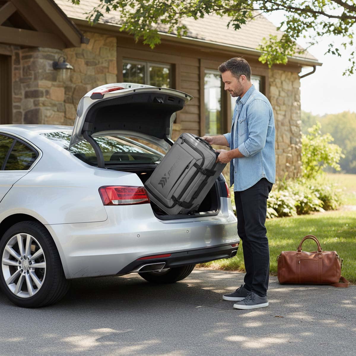20" Carry On Luggage Airline Approved,Softside Suitcase with Wheels Heavy-Duty Waterproof Wheeled Luggage Bag, Grey - TA069