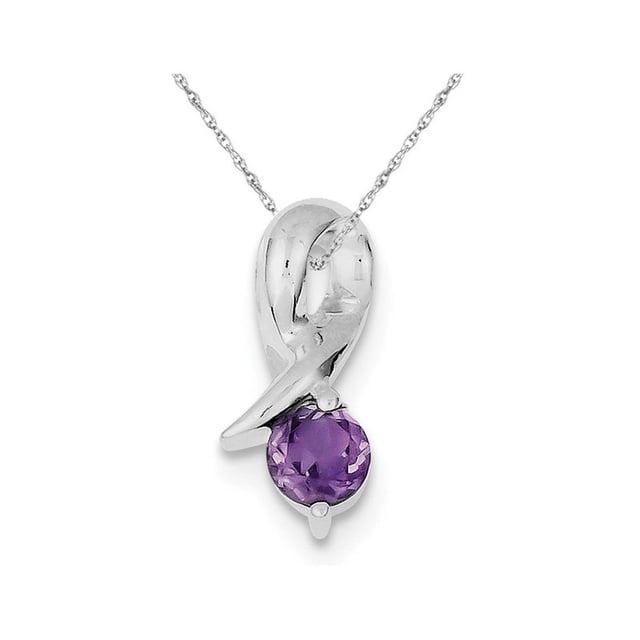 Collier pendentif pour l'améthyste violet en argent sterling