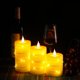 thumbnail image 5 of Velas LED, velas a batería, con luces de cadena integradas, velas sin llama de 3 piezas, con control remoto de 10 teclas, función de temporizador de 24 horas, luces danzantes, 5 of 5