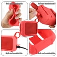 thumbnail image 4 of Funda Altavoz A Prueba Golpes para Go Silicona 4 Dientes Estuche Portátil Con () Azul Y Rojo, 4 of 9