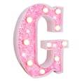 thumbnail image 1 of enjoywould LED Letter Light Glitter Alphabet Sign with Hanging Hole Night Light Party Wedding Home Decoration LED Light, 1 of 10