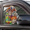 thumbnail image 3 of Beistle Pack of 12 Hauntingly Creepy Clown Car Window Cling Halloween Decorations, 3 of 5