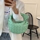 thumbnail image 5 of Tote Bag Woven Handbag Pu Leather Women's Shoulder Wallet Large Volume Braided Bag, 5 of 5