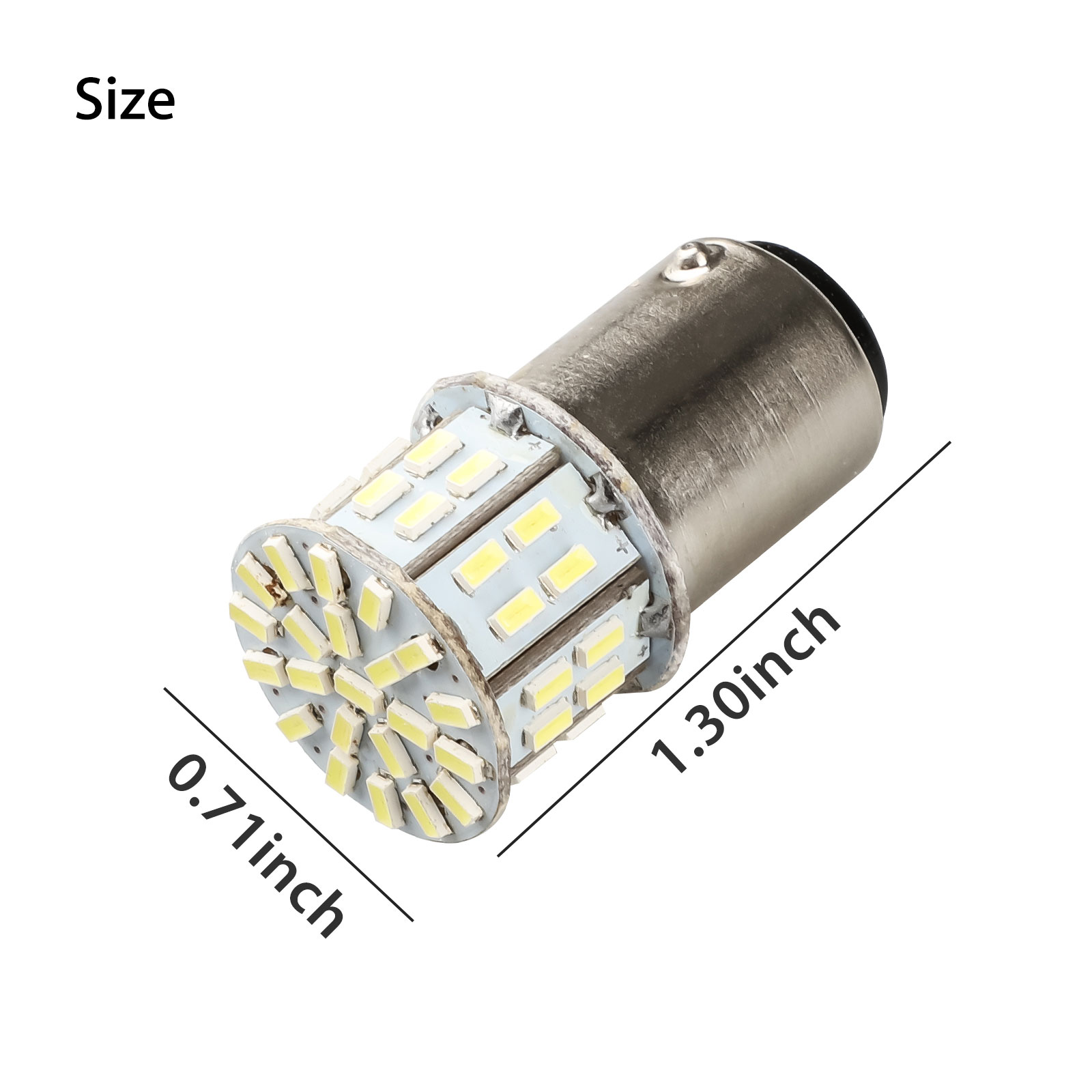 1157 LED Light Bulbs, EEEkit 4pcs 12V Super Bright 1157 50-SMD LED Light  6000K-6500K White, Car LED Bulbs for Car Rear Turn Signal lights Interior  RV Camper