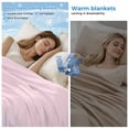 thumbnail image 2 of Pink Blue Ombre Cooling Blanket,Lightweight Breathable Summer Throw Blanket with Double Sided Cold Effect,Pink Gradient Color Modern Abstract Art Picnic Blankets Bed Sheet for Hot Sleepers 40"x60", 2 of 8