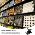 thumbnail image 3 of LOLIPPYY 6Pcs Black Stainless Steel Mirror Clips Wall Hangers for Frameless Mirror Mounting, 3 of 8