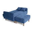 thumbnail image 4 of Sofá Cama Modular Reversible de Lino Azul Modelo Avocata Makora, 4 of 9