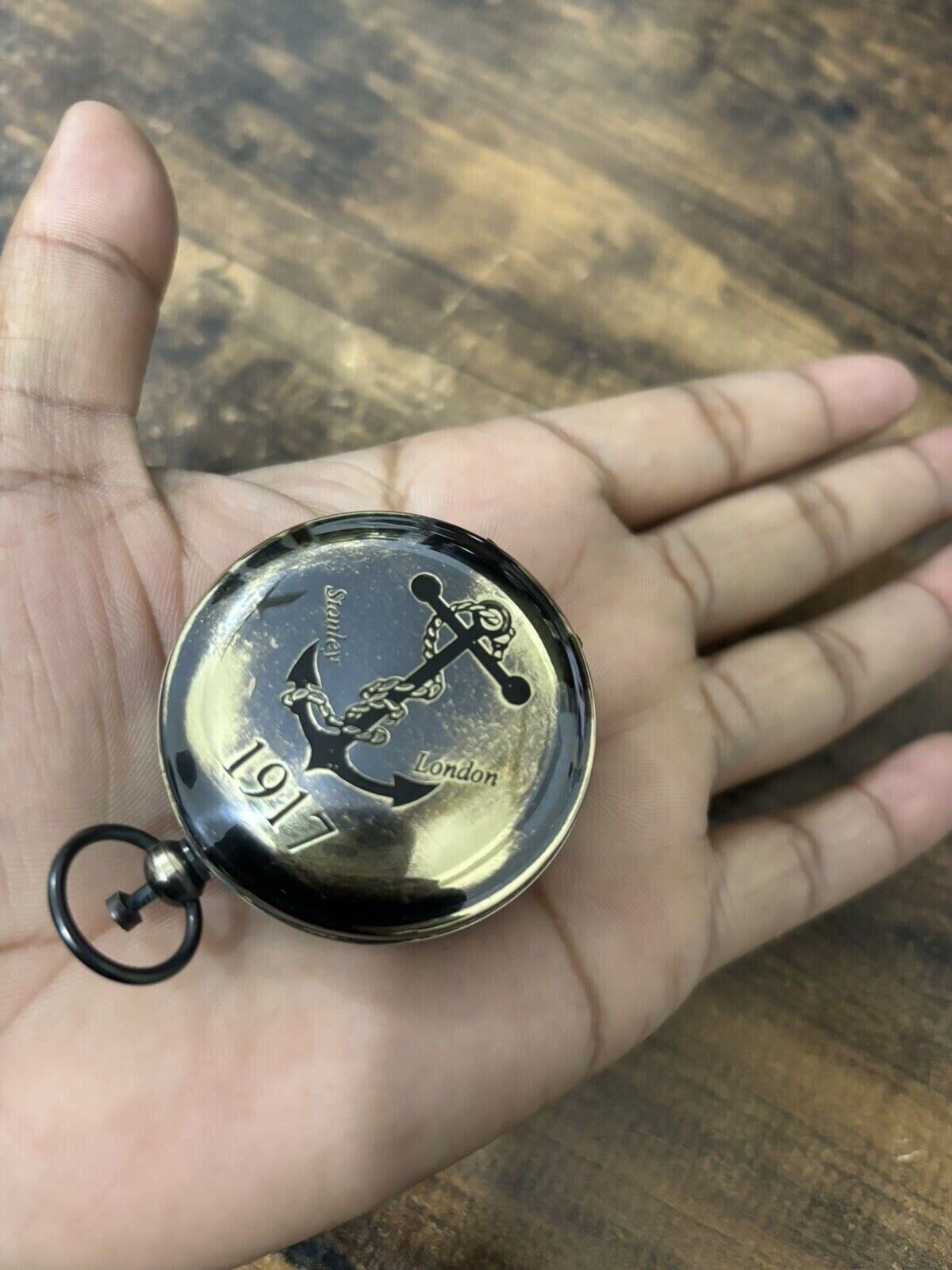 Stanley London Compass Nautical Brass Pocket Compass