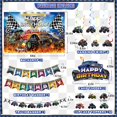 thumbnail image 2 of Decoraciones de fiesta Miucat Monster Truck Birthday Boys, 2 of 6