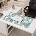 thumbnail image 3 of Long Mouse Pads for Desk,Bichon Dog Blue Florals Desk Mats on Top Of Desks, Desk Mouse Pad Extra Large with 3mm Non-Slip Base and Stitched Edge for Gaming,Office,Work,Home 31.5"x15.7", 3 of 6