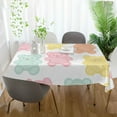 thumbnail image 3 of Yayeee Tablecloths 54" x 54" Rectangle Wrinkle Resistant Party Table Cover, Cute Gummy Bears Pattern, 3 of 8