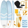 thumbnail image 1 of Inflatable SUP for Adults – 10′ Stand Up Paddle Board with Accessories, Oar, Fins, Pump, Great Stability & Durability, 286 lb Max Load, 1 of 7