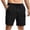 b-204Black829, variant on PIMSSY Men Shorts Casual Drawstring Waist Solid Color Shorts With Pockets Comfortable Athletic Wear Summer Outdoor Male Breathable Bottoms
