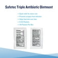 thumbnail image 2 of 144 Packets - 0.9 g Quick relief Triple Antibiotic Cream by Safetec - MS-60789, 2 of 4
