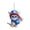 Multicolor-A, variant on YATAV 4th of July Hanging Decorations Independence Day Ball Cat Ornaments USA 250th Anniversary Patriotic Tree Decor Acrylic Red White and Blue Ornaments for Memorial Day Party 2 Pcs(G)
