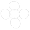 thumbnail image 4 of 5pcs Universal Sewing Machine Motor Belt For Domestic Sewing Machine 40cm, 4 of 10