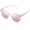 Clear, variant on Sunglasses Womens Trendy 2025 Classic Round Retro Shades Large Frame Sunnies SJ2067