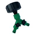 thumbnail image 1 of Adaptador de mano IBC, adaptador de de agua para grifo, conector de drenaje de de jardín, de jardín de rosca gruesa, - , Doble toque de 4 Doble toque de 4 puntos Yotijar Adaptador de tanque IBC, 1 of 4