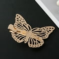 thumbnail image 6 of Skymirror All-match Butterfly Hollow Vivid Hairpin Hair Clip Hair Barrette Hair Accessories for Daily Wear, 6 of 8