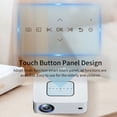 thumbnail image 4 of V10 Proyector LED LCD portátil Android 9.0 Cine en casa inteligente 2.4G / 5G WiFi de doble ban Irfora Proyector, 4 of 7