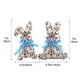 thumbnail image 2 of Decoraciones de Fiesta Azules Y Blancos Serie de Porcelana Azul Y Blanco Conejos de Tela Ornamentos Conejos de Pascua Suministros de Diseño de Fiesta de Vacaciones Decoraciones de Pascua para el Hogar, 2 of 5