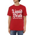thumbnail image 4 of Liquid Death T-Shirt Casual Tee Shirts For Men, 4 of 6