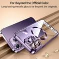 thumbnail image 2 of DeCase Slim Fit Case for iPhone 15 Pro Max Crystal Clear MagSafe Magnetic Plating, Fashionable Lightweight Design, Shockproof Protection, Only Compatible with iPhone 15 Pro Max,Purple, 2 of 4