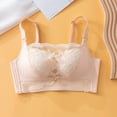 thumbnail image 2 of Agkizg Lace Wireless Push Up Everyday Bra Breathable Soft Fabric Comfortable Light Support Seamless Bralette (Women's or Women's Plus), 2 of 4