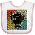 thumbnail image 3 of Inktastic Robotics Funny Robot Retro Boys or Girls Baby Bib, 3 of 4