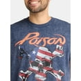 thumbnail image 4 of Poison Men's and Big Men's Front Back Graphic Muscle Band Tee, Sizes XS-3XL, 4 of 5