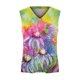 thumbnail image 4 of Camiseta sin mangas con cuello en V y estampado informal para mujer a la moda Fridja qr5085, 4 of 5