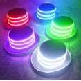 thumbnail image 6 of LED Disco Top Hat Unisex Flashing LED Hat Jazz Hats for Men Women Party Costume LED Party Hat, 6 of 6