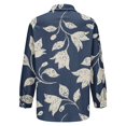 thumbnail image 6 of IMENGL Women's Print Shirt Fashion Button Up Shirt Casual Top Long Sleeved Shirt White L, 6 of 7